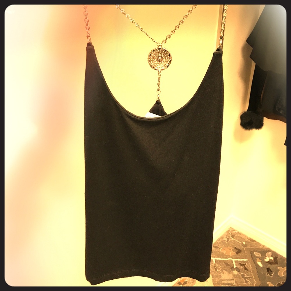 White House Black Market Sexy Tank Top Black